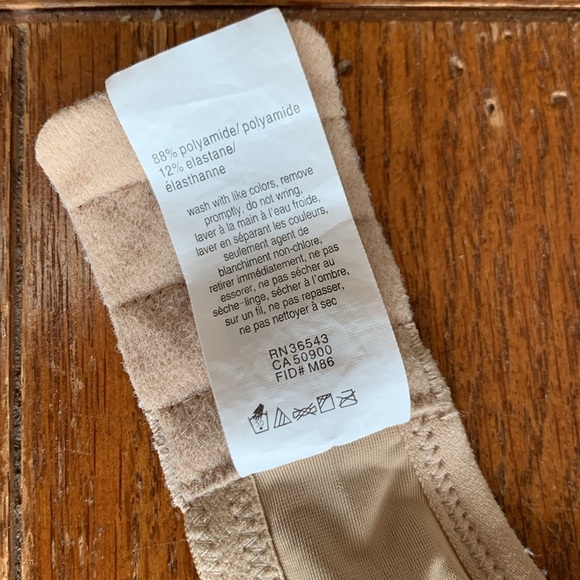 Warner's Women's Blissful Benefits Wireless Lift T-Shirt Bra Tan Nude Size 38C - Picture 3 of 9